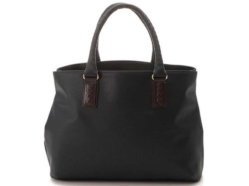 BOTTEGA VENETA Marco Polo Black Tote Bag Leather